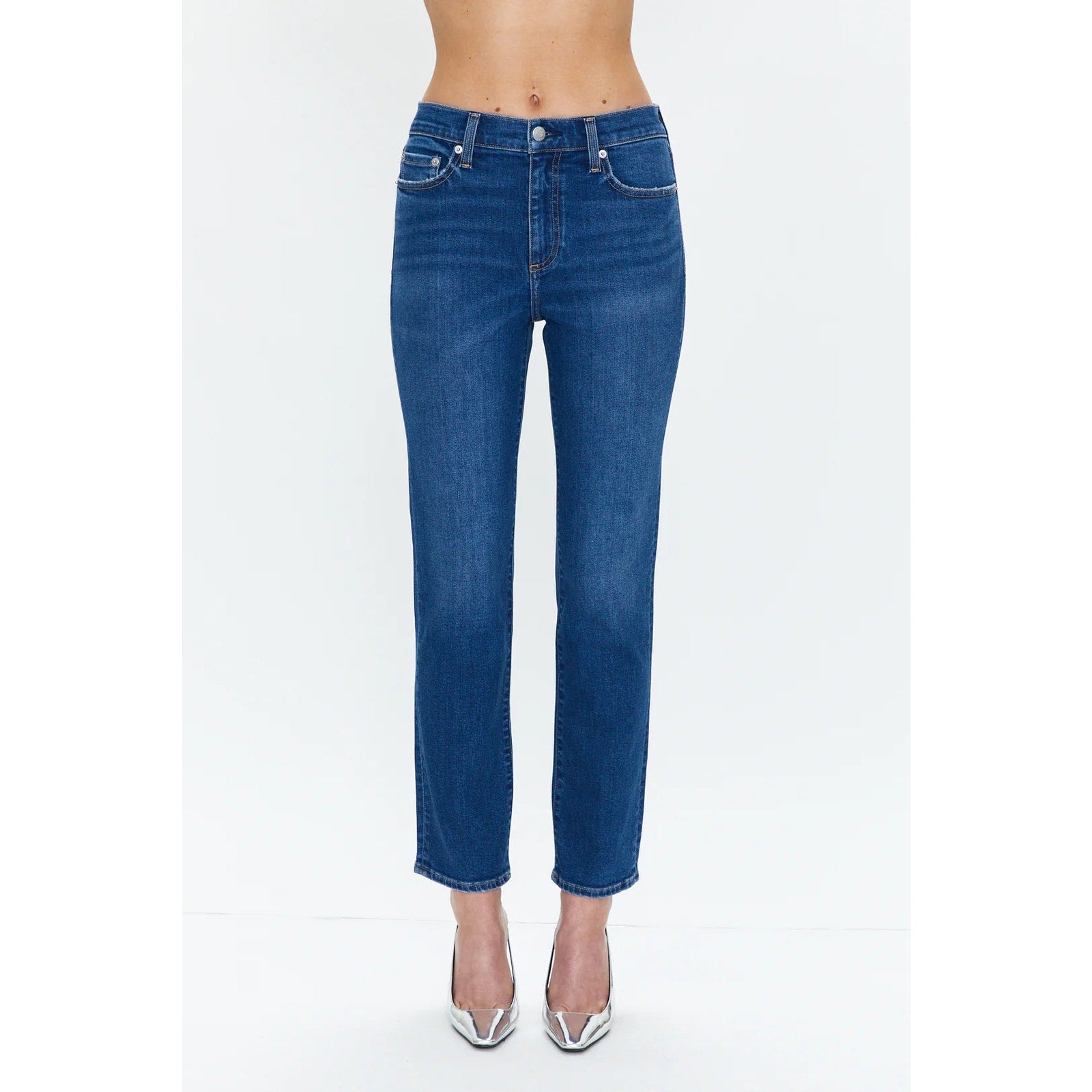 Pistola Monroe High Rise Cigarette Crop Jean - Brighton - Size 29