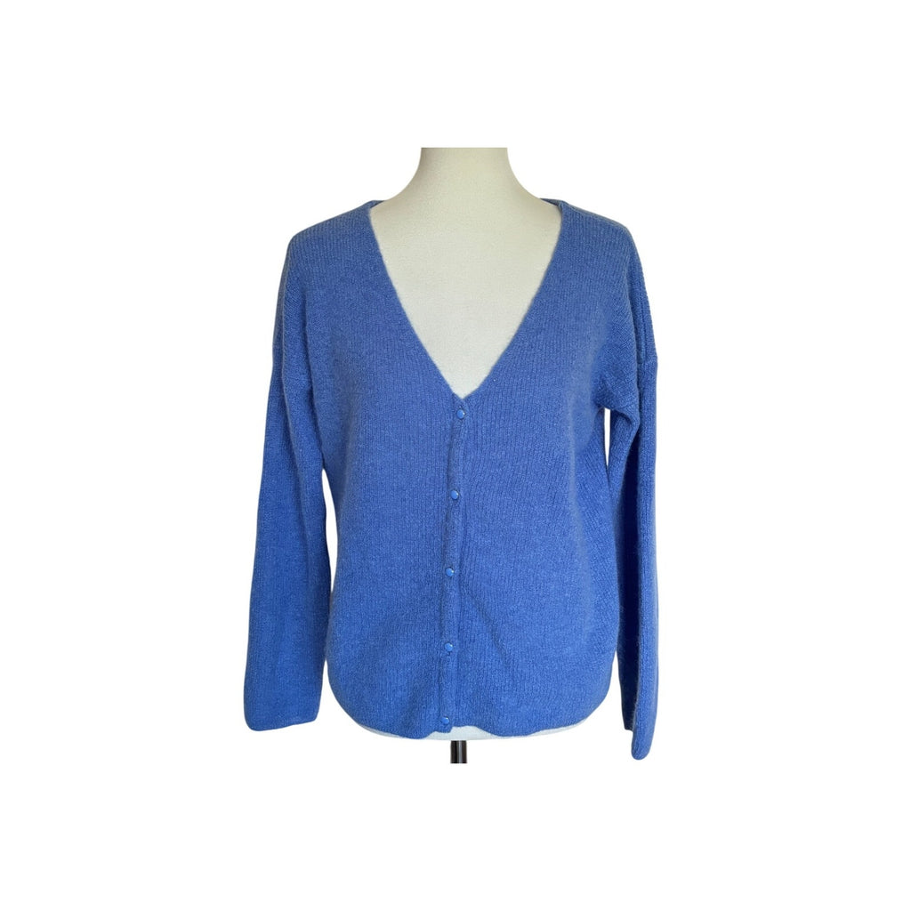 Sezane Barry Cardigan - Blue - Size Medium