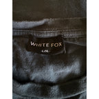 White Fox Boxy Logo T-Shirt - Green / Pink - Size Large / Extra Large