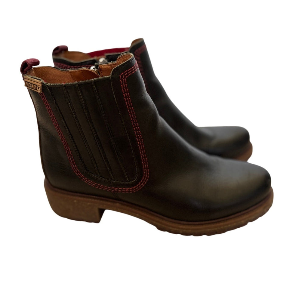 Pikolinos Aspe Bootie - Brown / Black - Size 8.5