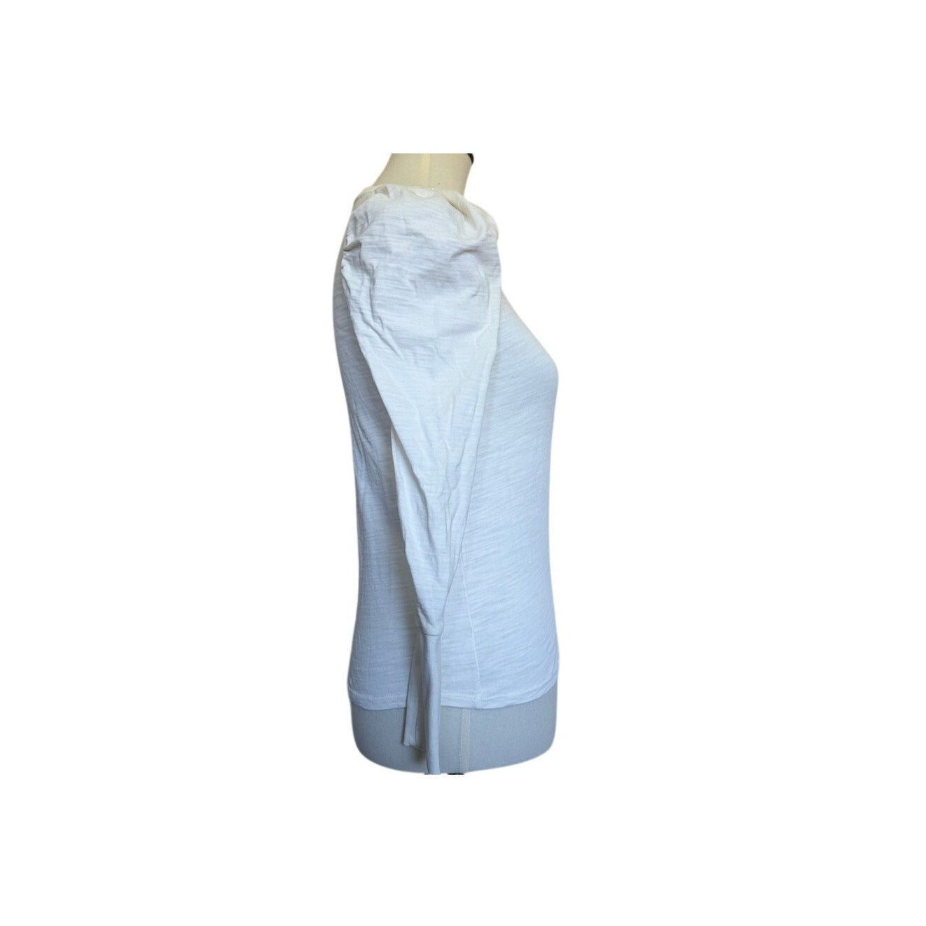 NATION LTD Clementine Delicate Ruffle Top - Off White - Size Extra Small