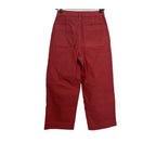 Madewell Curvy Slim Emmett Wide-Leg Crop Pants - Nutmeg Color - Size 24