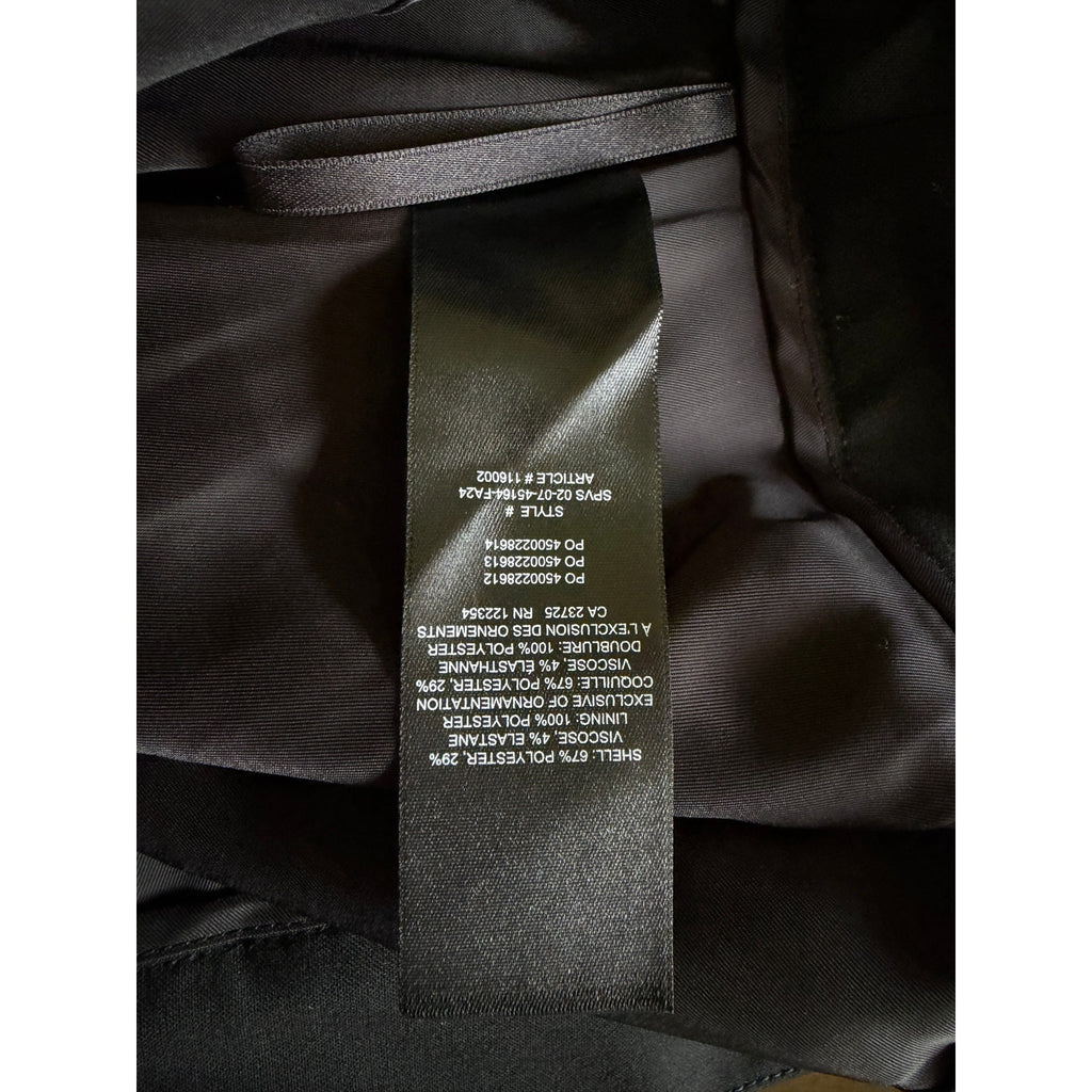 Aritizia Sunday Best Olive Pleated High Waist Micro Skirt - Black - Size 6