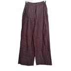 COUNTRY ROAD Organically Grown Linen Wide Leg Pant - Port Stripe - Size US 2 / AU 6