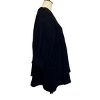 Pomander Place Millie Cotton Gauze Dress - Black - Extra Small