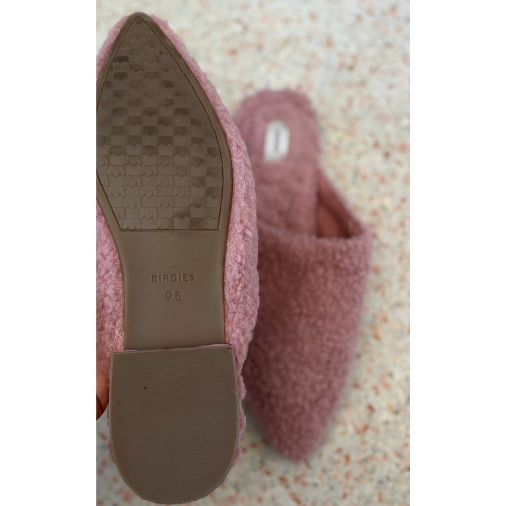 BIRDIES The Lark Mule - Blush Pink - Size 9.5