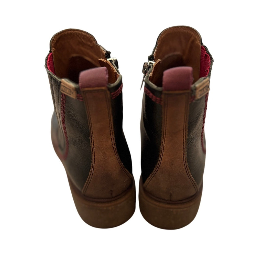 Pikolinos Aspe Bootie - Brown / Black - Size 8.5