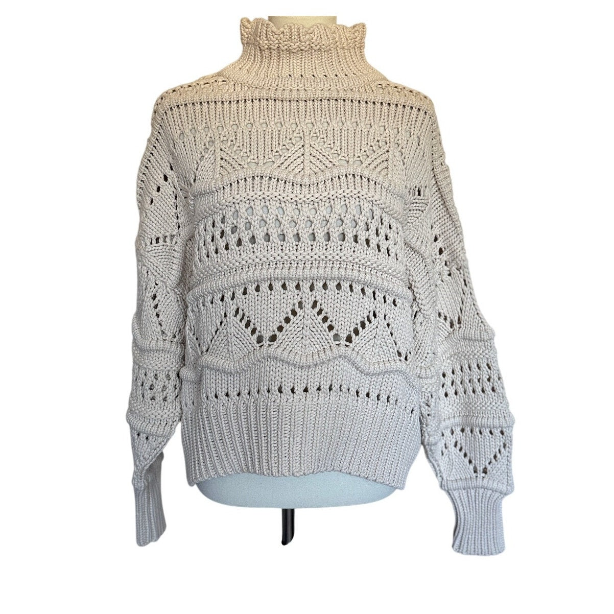 ISABEL MARANT ETOILE Naka Sweater - Ecru - 10/XL