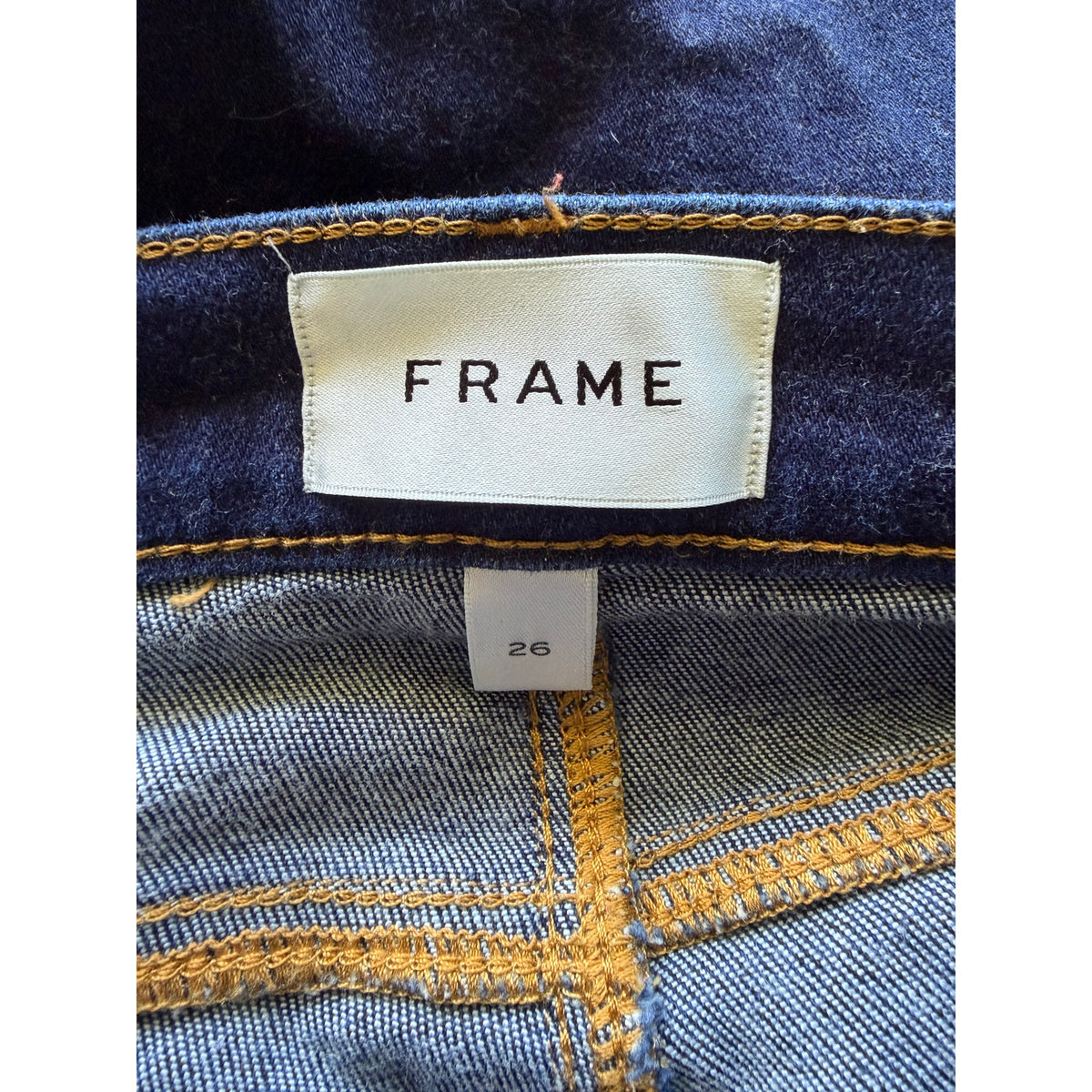 FRAME Le Sleek Straight Jeans - Stargirl Blue - Size 26
