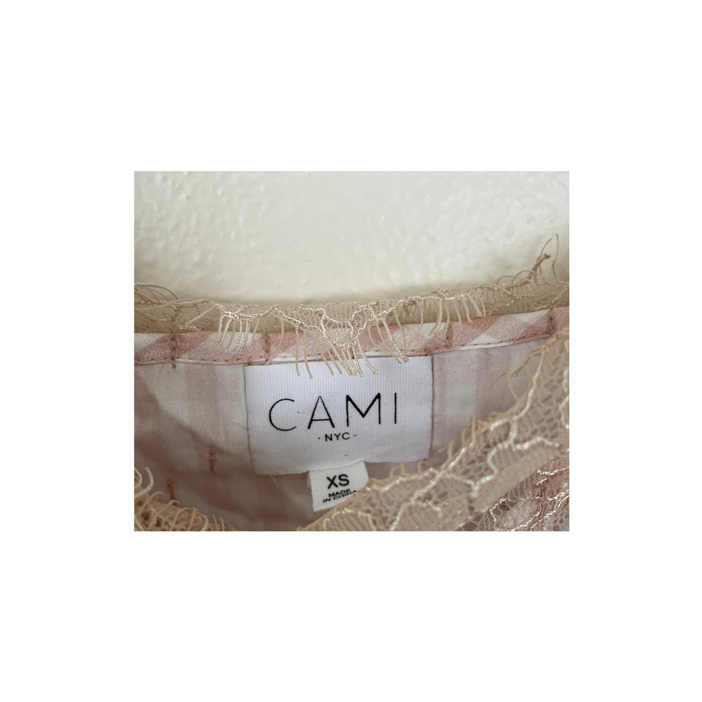 Cami NYC The Sweetheart Charmeuse Top In Pink - Silk - XS
