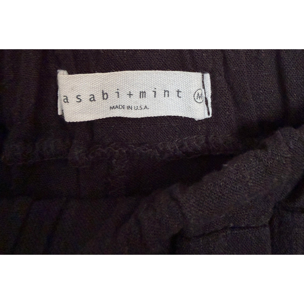 WASABI + MINT Pull On Wide Leg Pant - Black - Medium