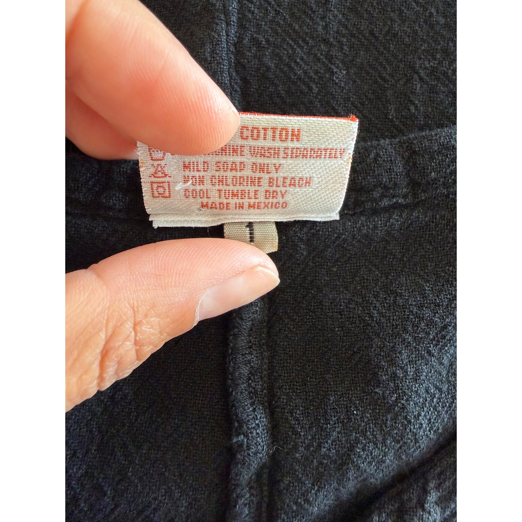 Oh My Gauze! Henry Cotton Gauze Blouse - Black - S/M