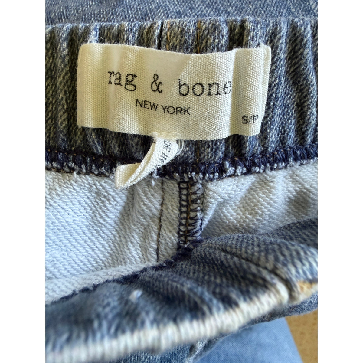 RAG & BONE Wide Leg Miramar Wide Pant - Medium Blue - Size Small