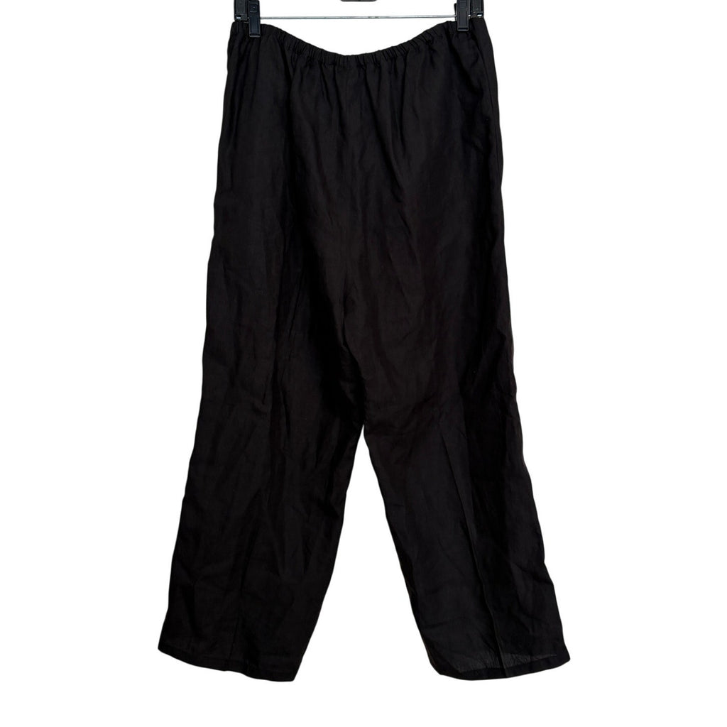 Shamask Linen Pants - Black - Size 16
