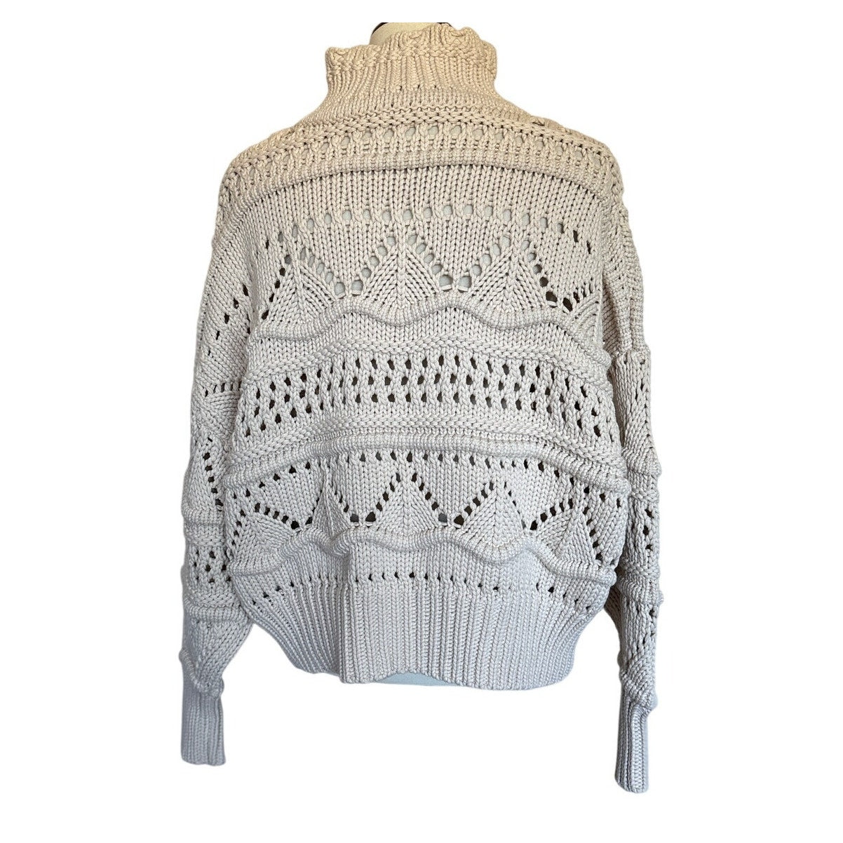 ISABEL MARANT ETOILE Naka Sweater - Ecru - 10/XL