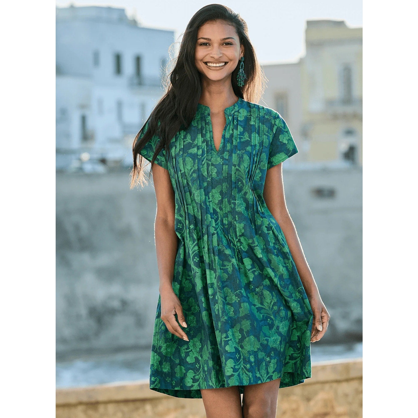 Peruvian Connection Anika Dress - Peacock Color - Medium