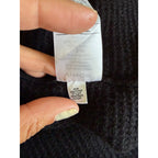 VINCE Wool Cashmere Wrap Cardigan - Black - Small