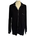 Eberjey William Long Sleeve Top - Black - Medium