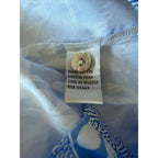Patty Kim Claudia Button Down Blouse - Blue/White - XL