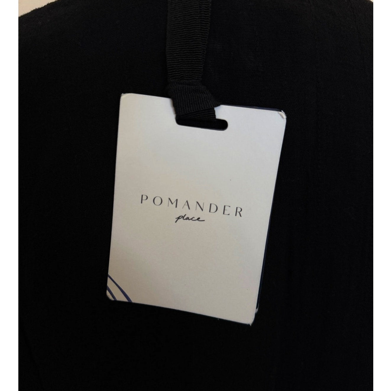 Pomander Place Millie Cotton Gauze Dress - Black - Extra Small
