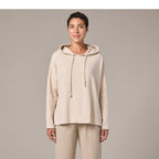 Cut Loose Pucker Doublecloth Sweatshirt - 2246198 - Moonbeam - S/M