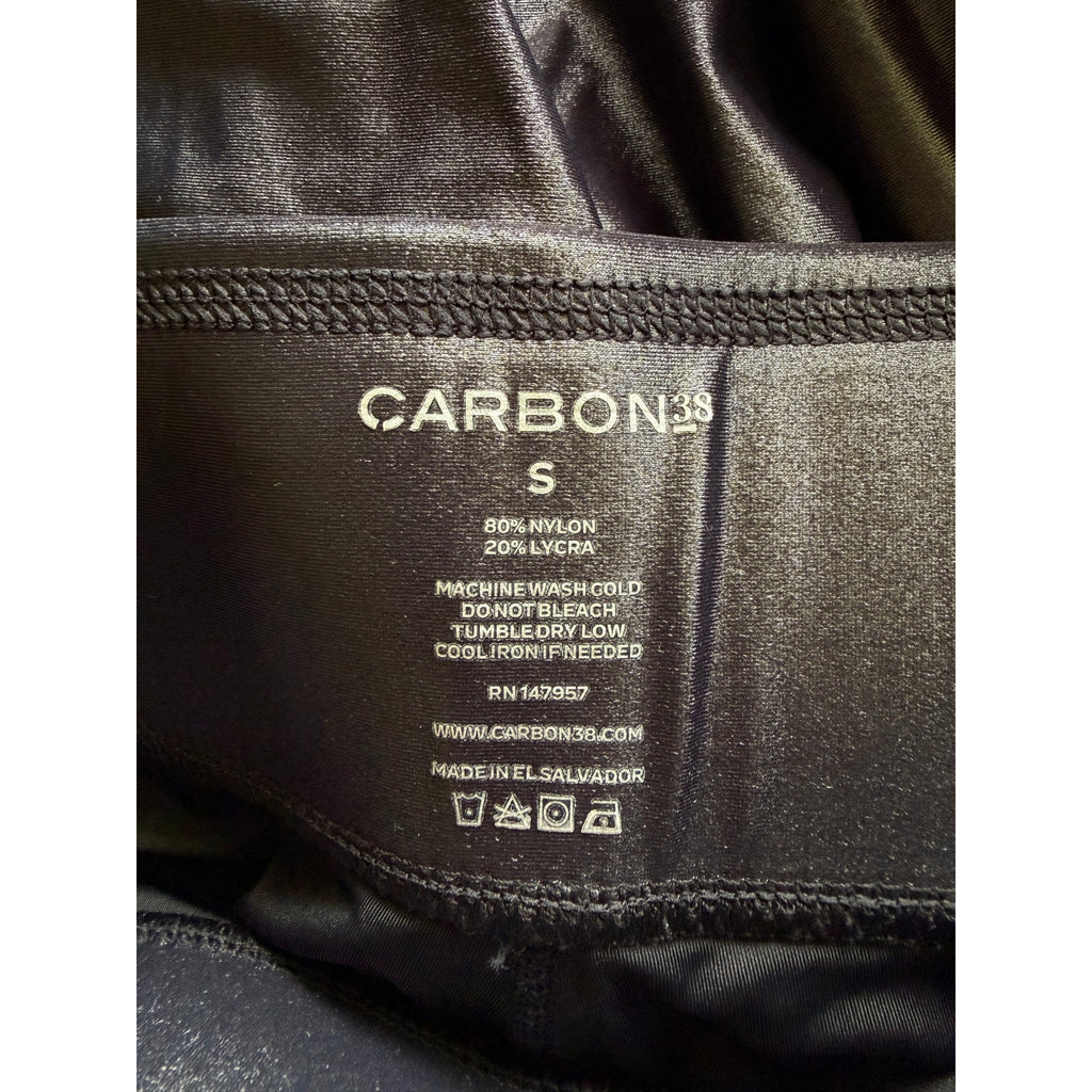 Carbon38 7/8 Legging - Takara Shine Black - Size Small