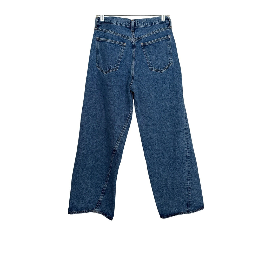 AGOLDE Twist Low Slung Baggy Jeans - Myth Blue - Size 27