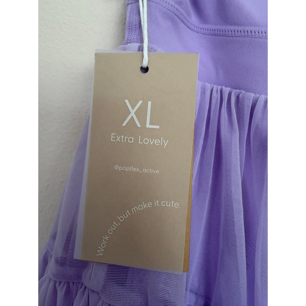 PopFlex Pirouette Skort - Digital Lavender - Size XL