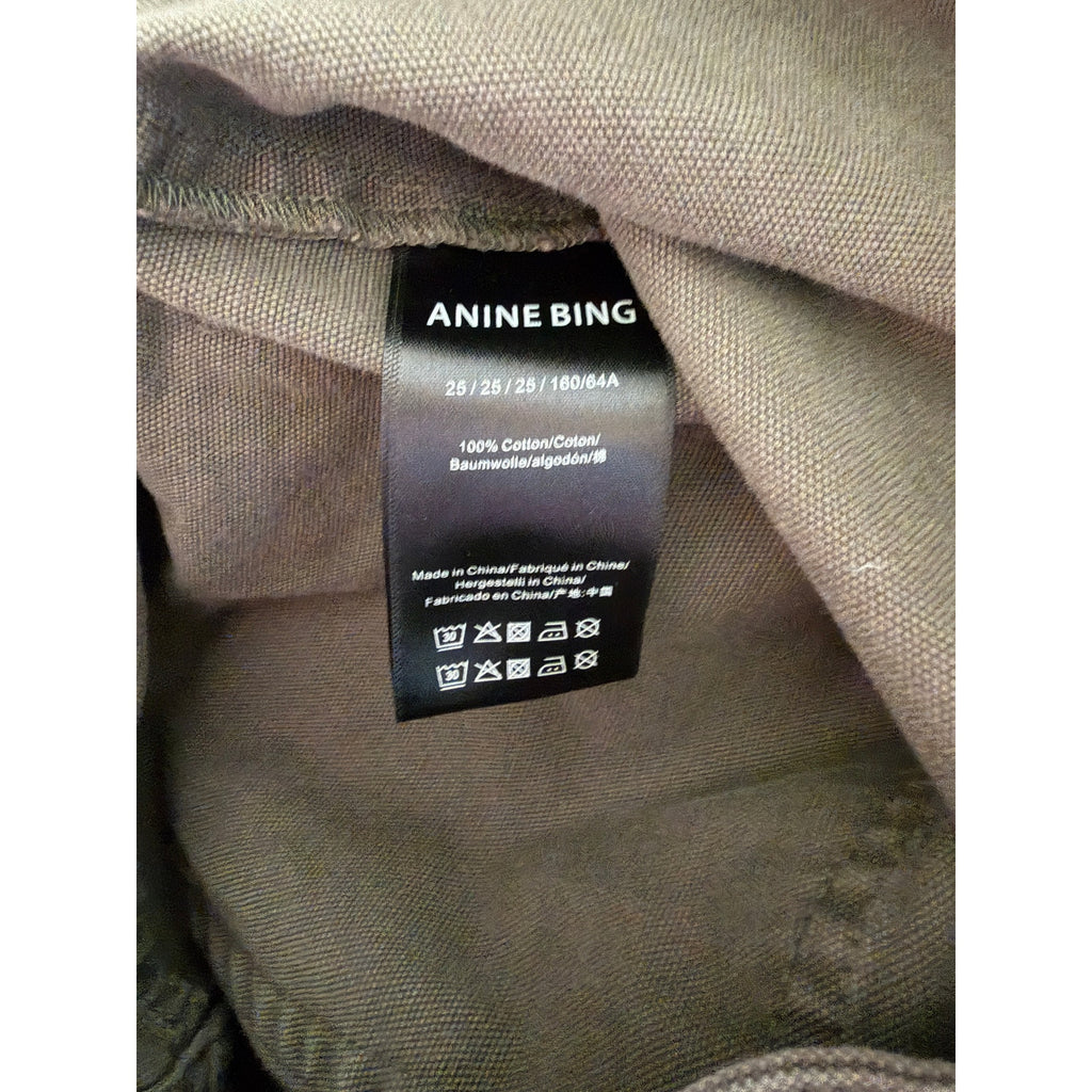 Anine Bing Grayson Pant - Army Green - Size 25
