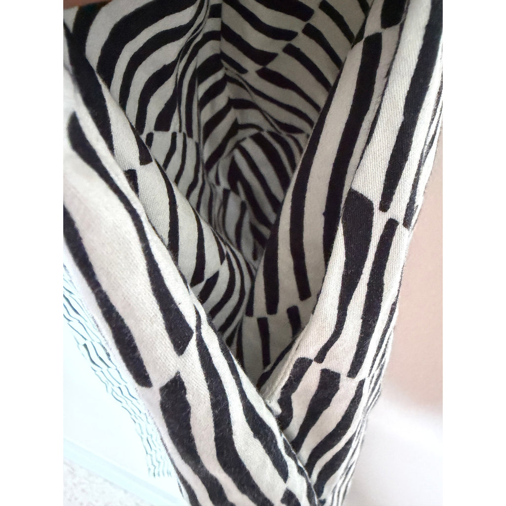 Frances Valentine Cheree Cropped Jumpsuit - Black and White Print - Size XS