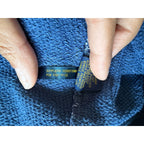 POLO RALPH LAUREN Terry Cotton Sweater - Blue Floral - Size Mediumc