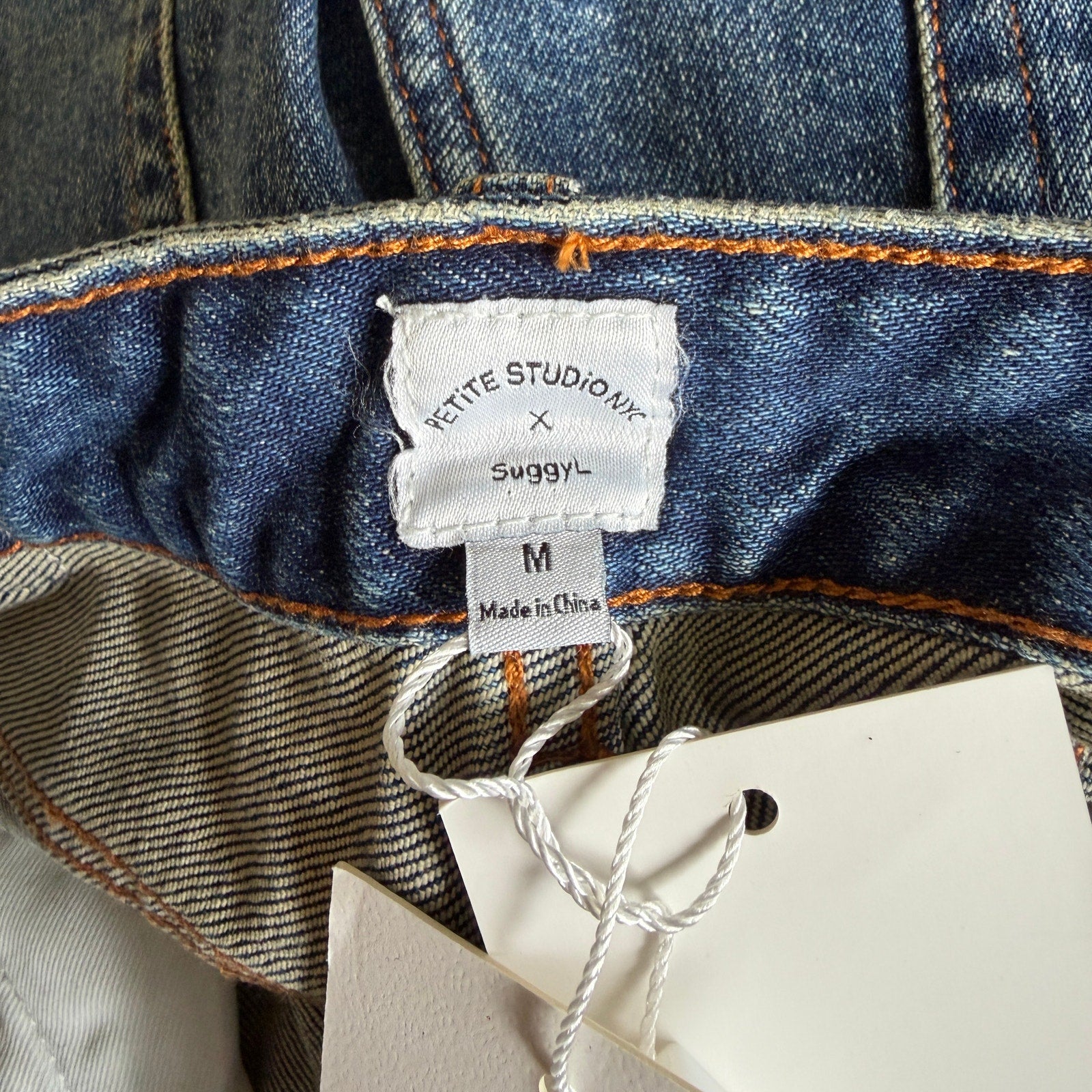 Petite Studio NYC Libby Crop Flare Jeans - Blue - M/6