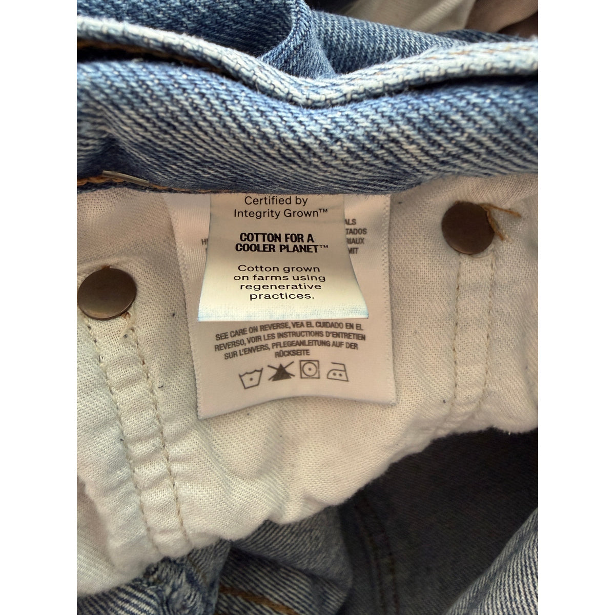 AGOLDE Twist Low Slung Baggy Jeans - Myth Blue - Size 27