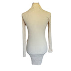 LOVERS AND FRIENDS Be Fierce Knit Mini Dress - Ivory - Size Medium