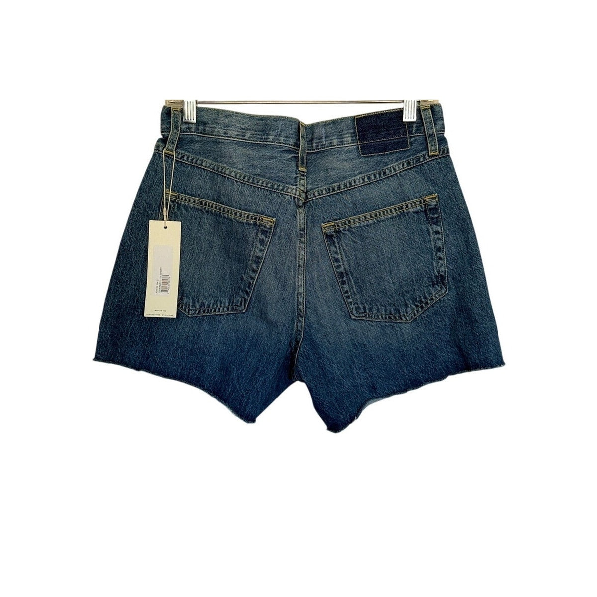 New AMO Loverboy 3.5" Denim Shorts - Stargaze Blue - Size 27