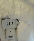 GAP X CULT GAIA Backless Button Down Shirt - White - Size Small