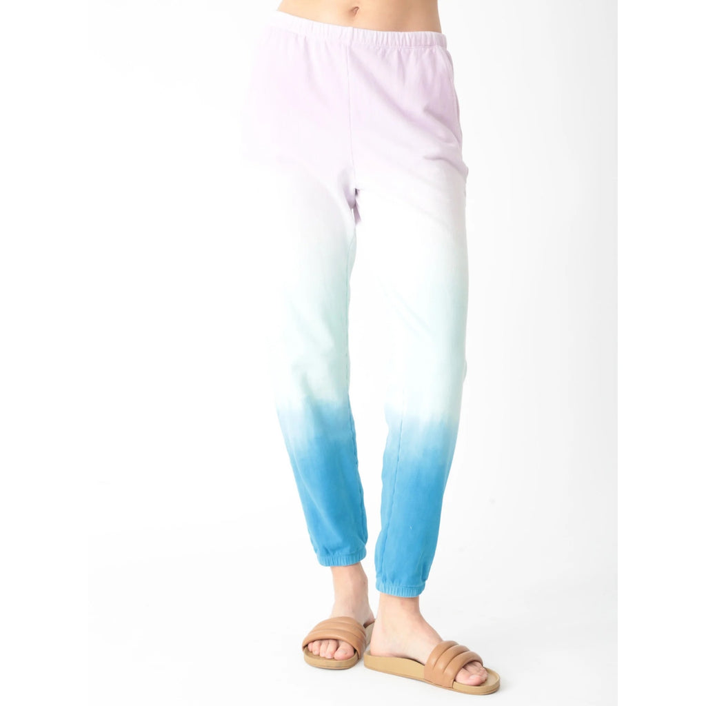 Electric & Rose Siesta Sweatpants - Ombre Lavender Blue - Size Extra Small
