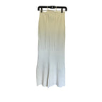 SIGNIFICANT OTHER Skye Ribbed Knit Midi Skirt - Cream Ivory - Size 4