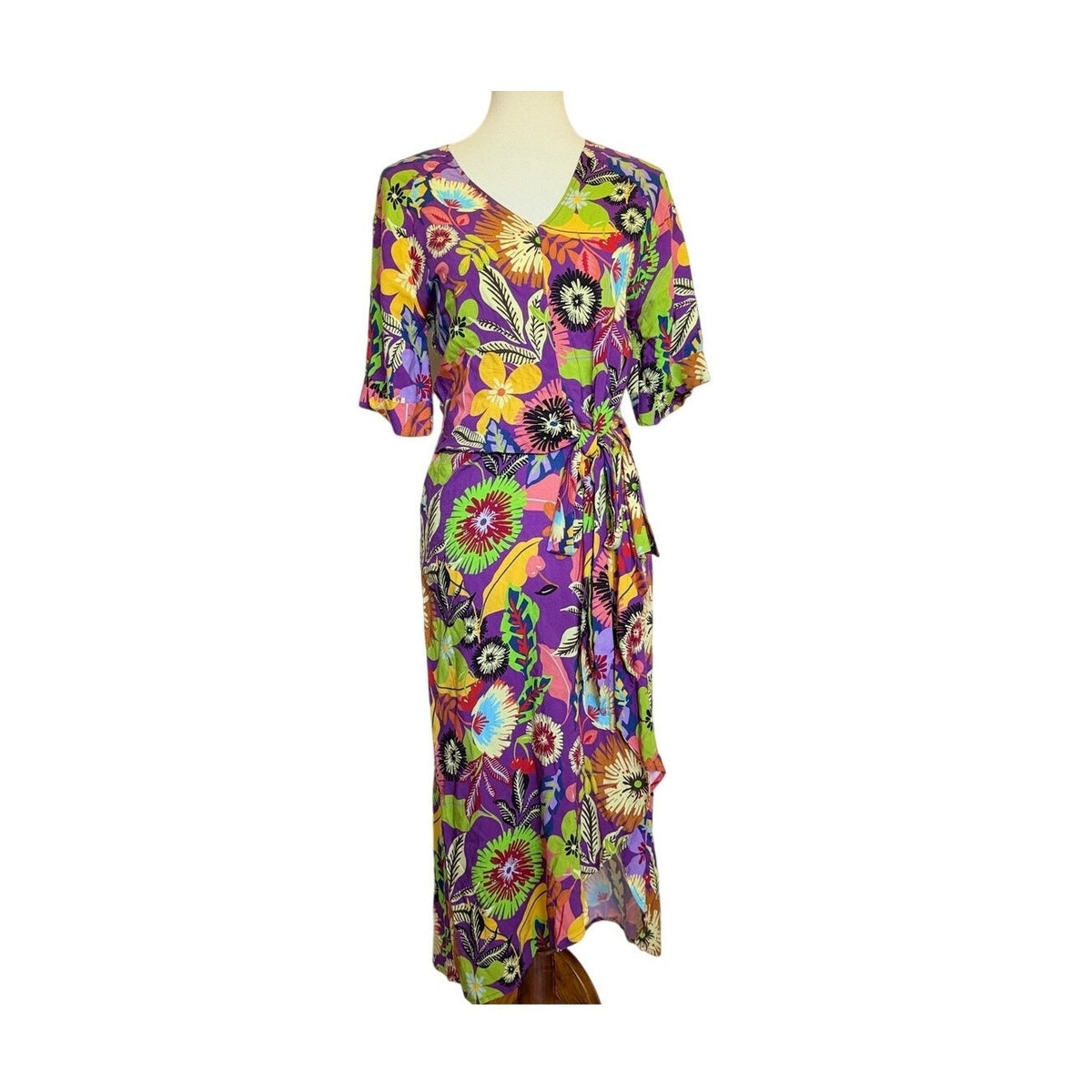 Le Superbe Gypsy Muse Dress - Cherry Lotus Land Print - Size 0