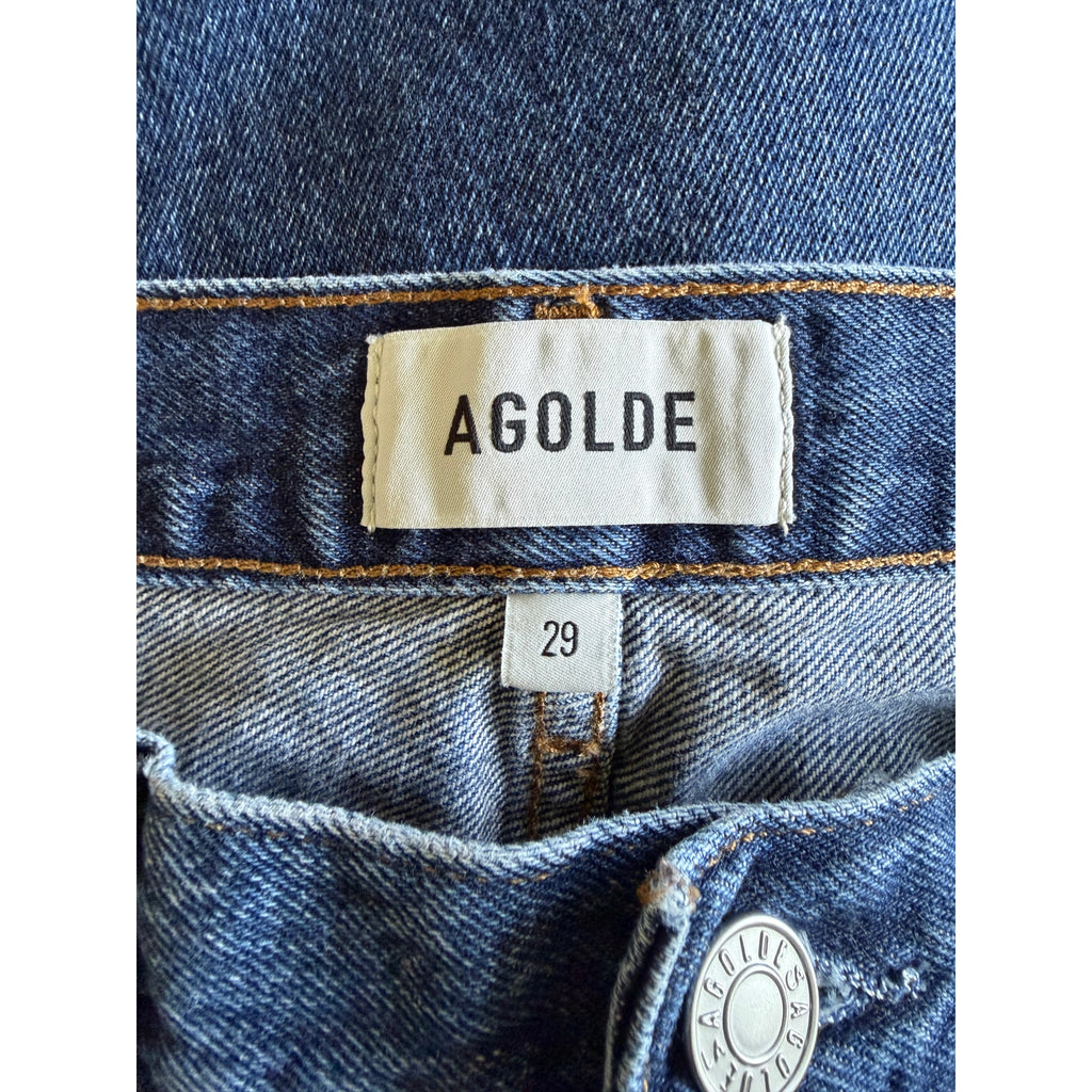 AGOLDE Mid Rise Kick Boot Jeans -  Stencil - Size 29