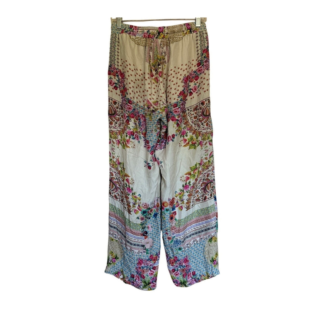 Johnny Was - Silk Print Pants - Small