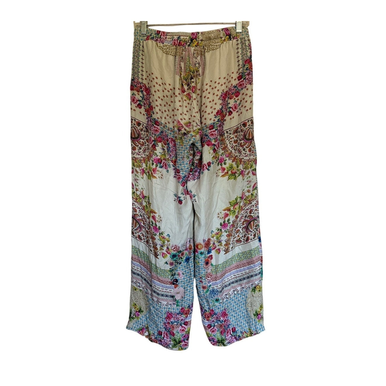 Johnny Was - Silk Print Pants - Small