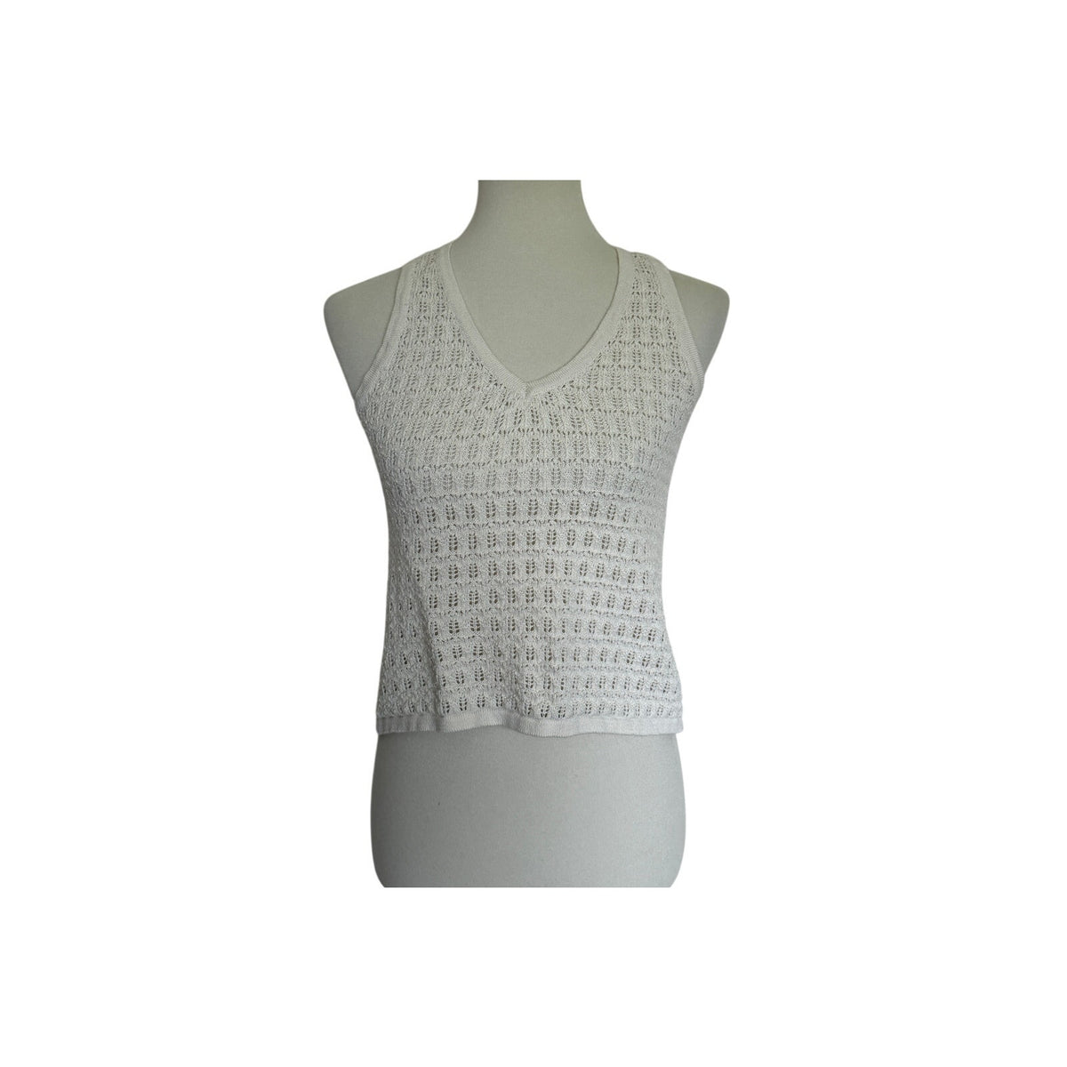 New Z Supply Nilo Crochet Tank - Sea Salt - Size Small