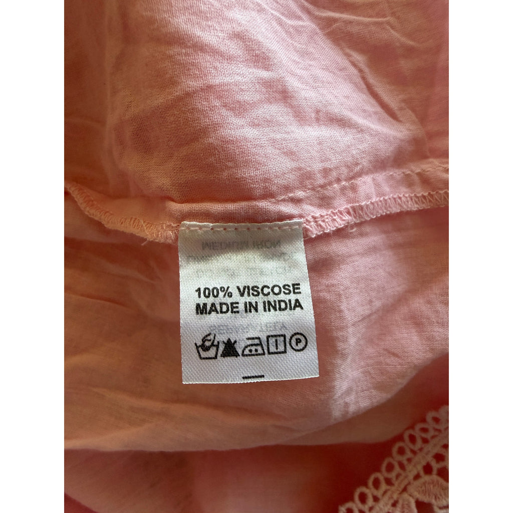 MELISSA ODABASH Debbie One-Shoulder Ruffle Mini Dress - Blush Pink - Size XS