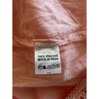 MELISSA ODABASH Debbie One-Shoulder Ruffle Mini Dress - Blush Pink - Size XS