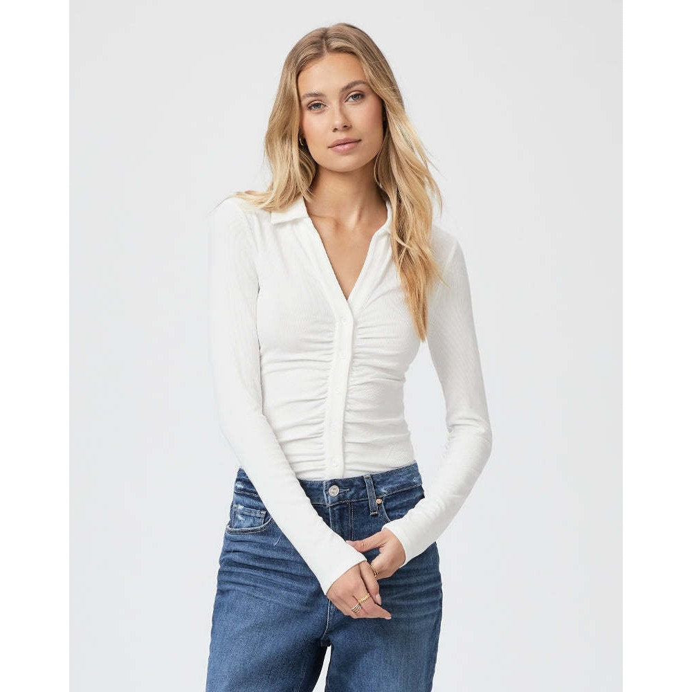Paige Lafayette Top - Ivory - XS