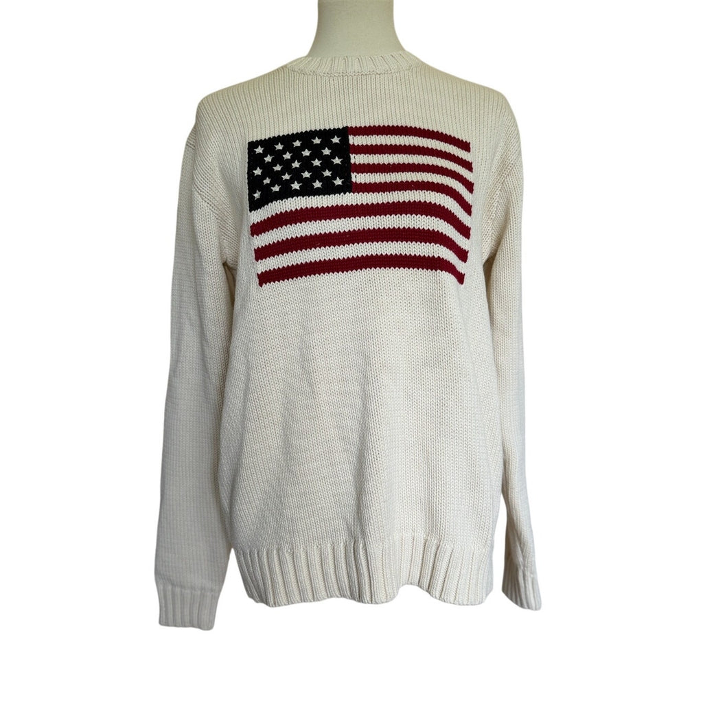 Brandy Melville Nico American Flag Sweater - S/M