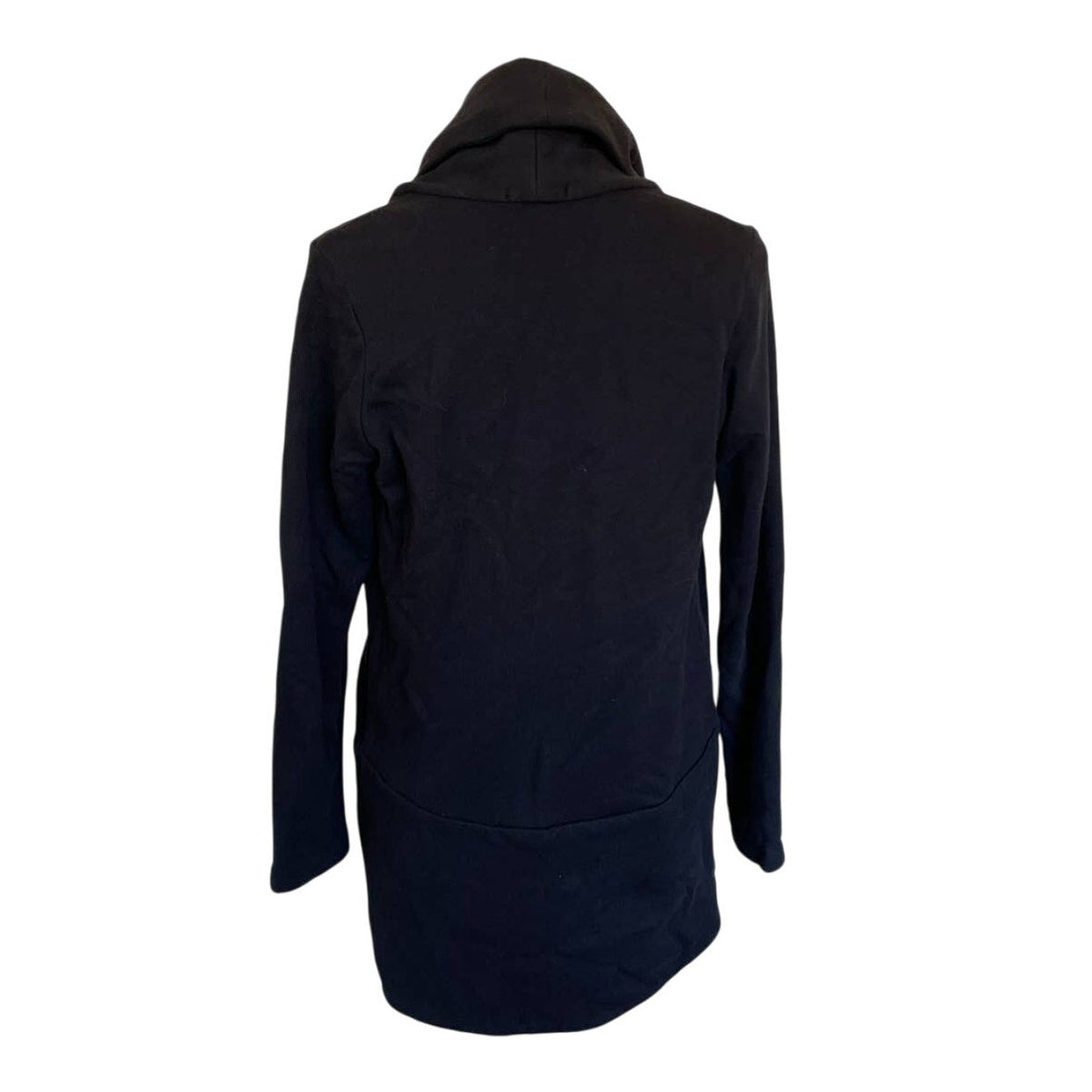 James Perse Open Front Cocoon Cotton Cardigan - Black - Size 2 / Medium