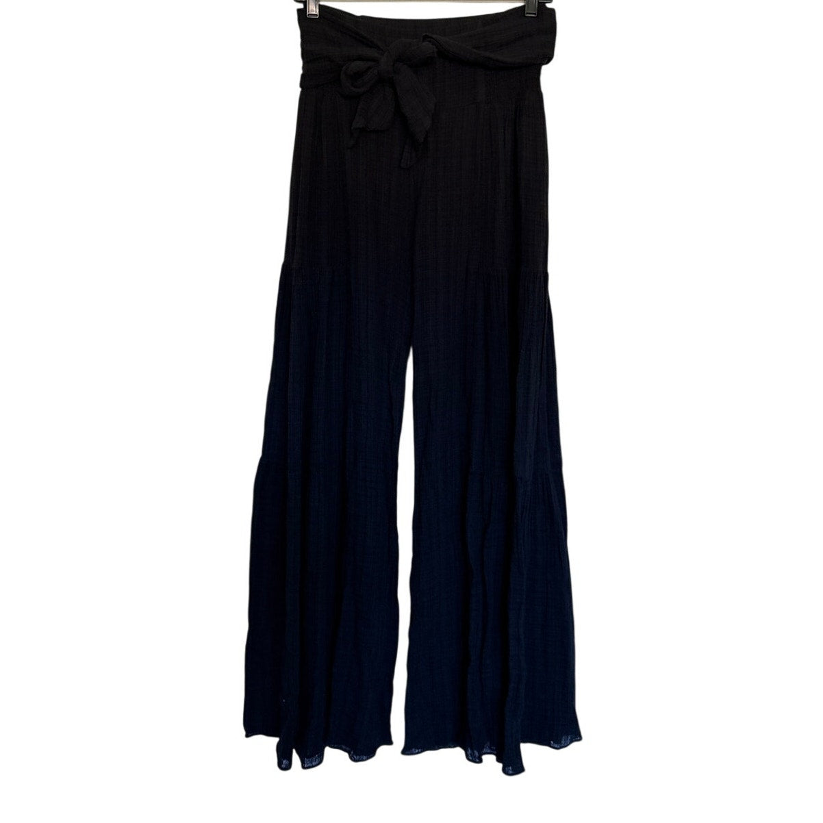 Free People FP One Good Day Wide-Leg Pants - Black - XS