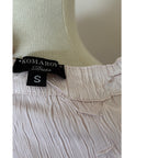 Komarov Beaded Crinkle Dress and Matching Jacket - Light Pink - Size Small